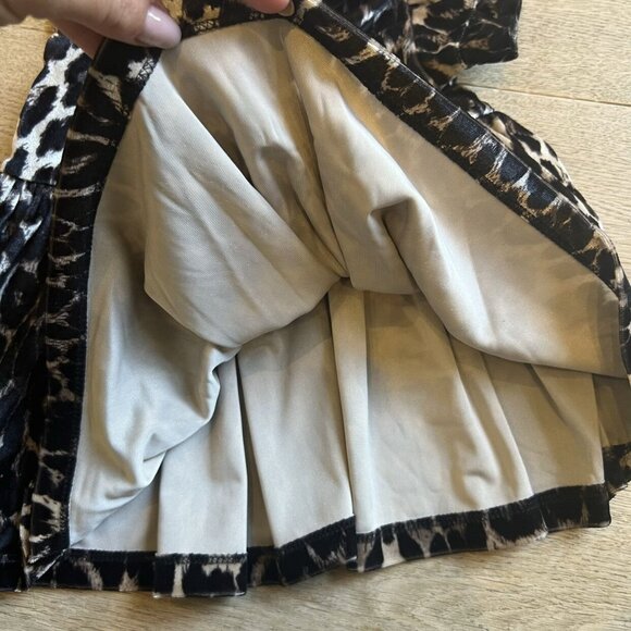 Leopard Velvet Ruffle Dress - Picture 6 of 6